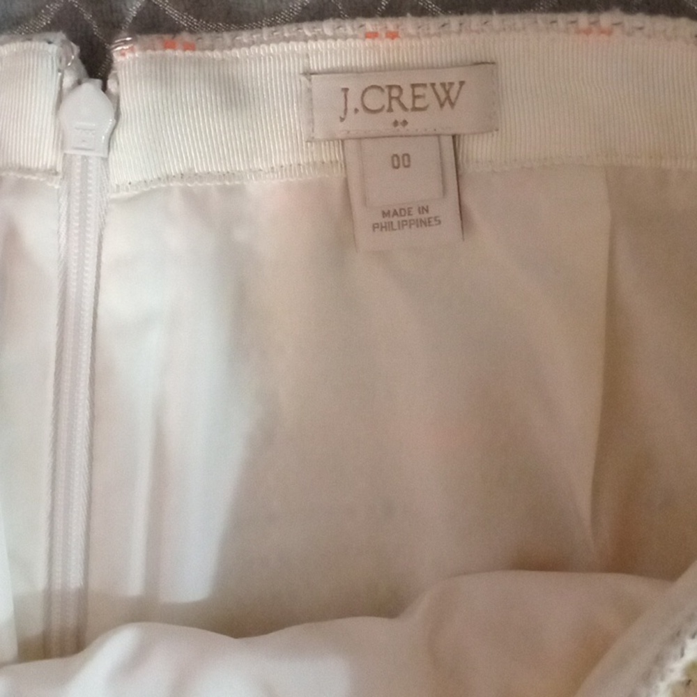 J. CREW Business skirt (00) and sleeveless orange shirt (small) - Picture 5 of 6